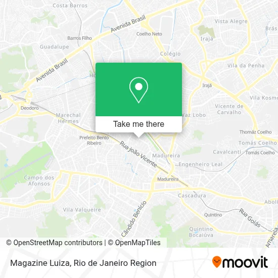Magazine Luiza map