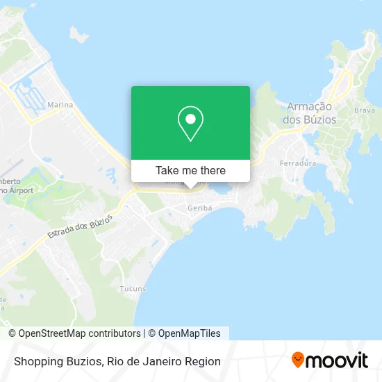 Shopping Buzios map