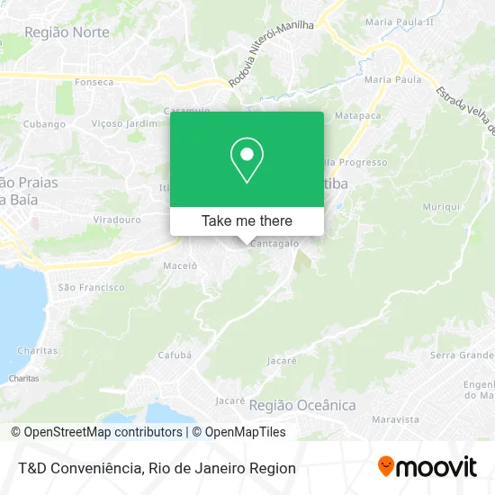 T&D Conveniência map