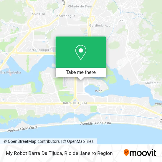 My Robot Barra Da Tijuca map