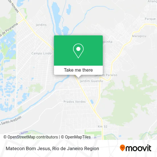 Matecon Bom Jesus map