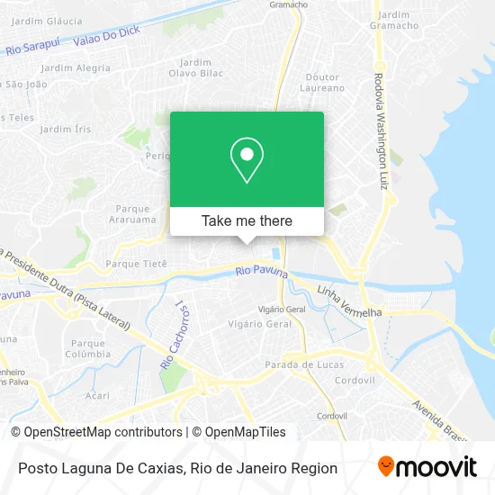 Posto Laguna De Caxias map