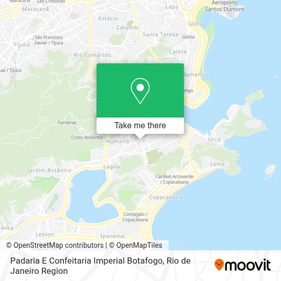 Padaria E Confeitaria Imperial Botafogo map