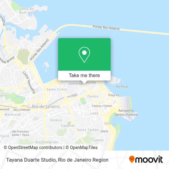 Tayana Duarte Studio map