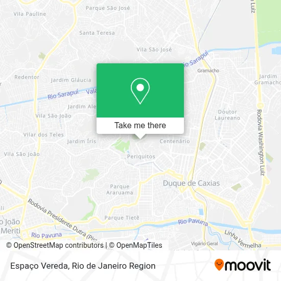 Espaço Vereda map