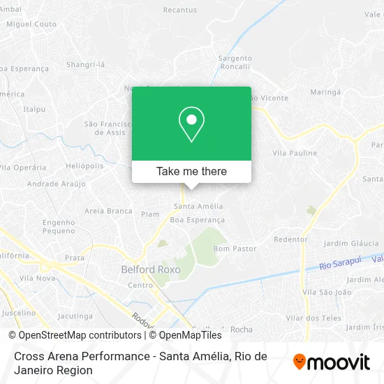 Cross Arena Performance - Santa Amélia map