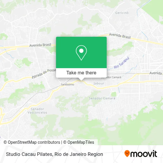 Studio Cacau Pilates map