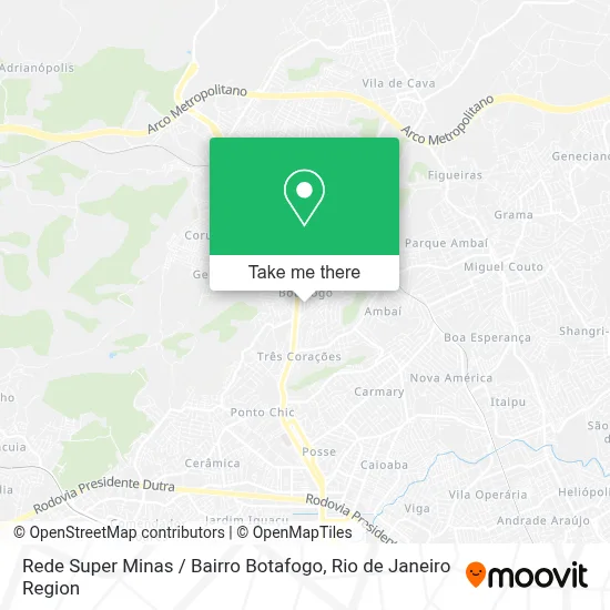 Rede Super Minas / Bairro Botafogo map