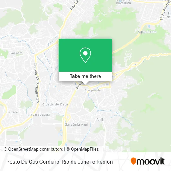 Posto De Gás Cordeiro map