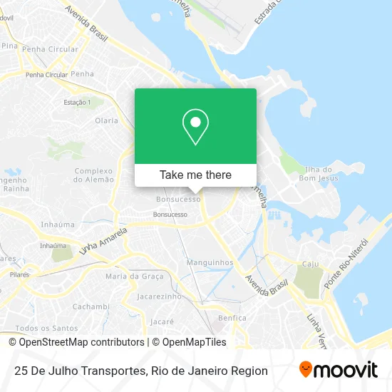 25 De Julho Transportes map