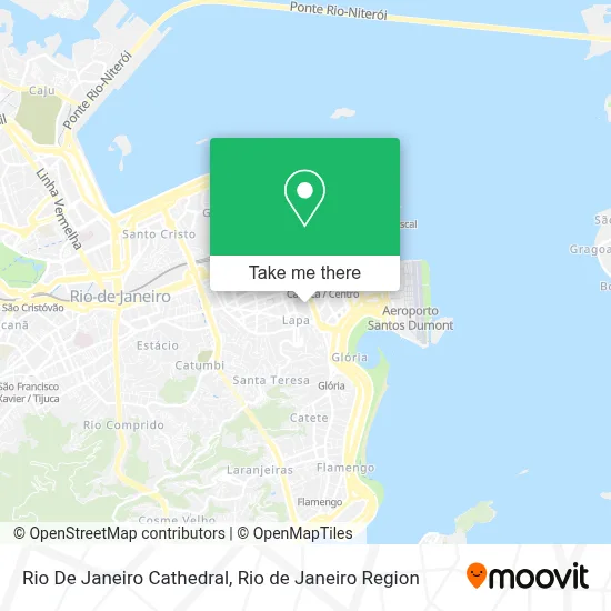 Rio De Janeiro Cathedral map
