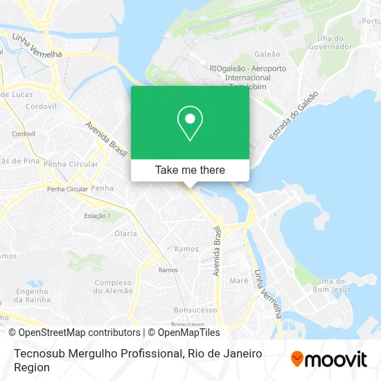 Tecnosub Mergulho Profissional map
