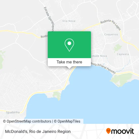 Mcdonald's map