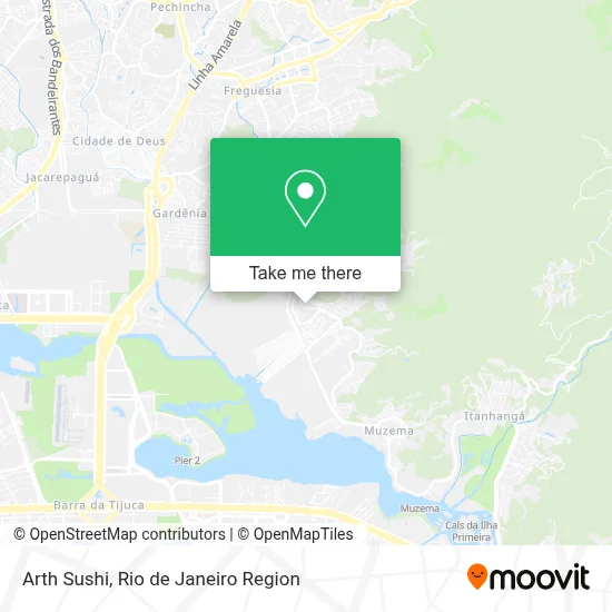 Arth Sushi map