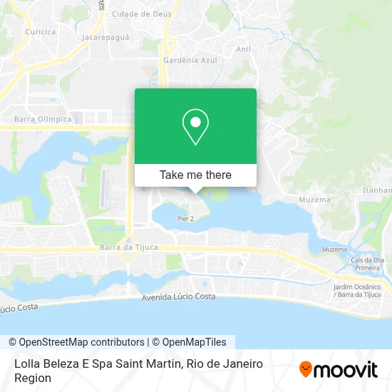 Lolla Beleza E Spa Saint Martin map