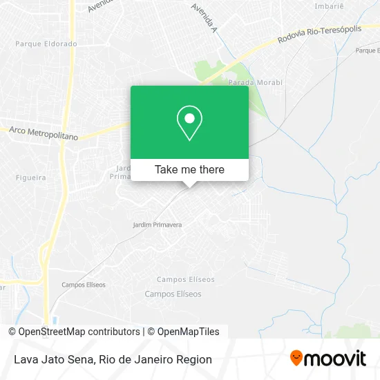 Lava Jato Sena map