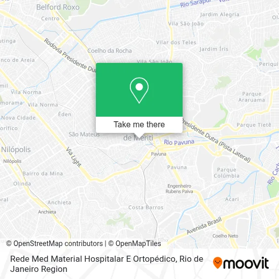 Rede Med Material Hospitalar E Ortopédico map