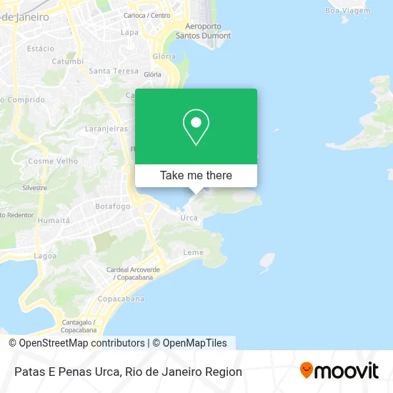 Patas E Penas Urca map