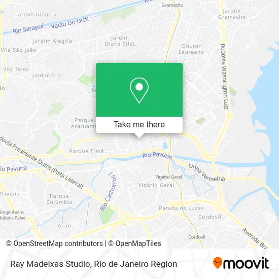 Ray Madeixas Studio map