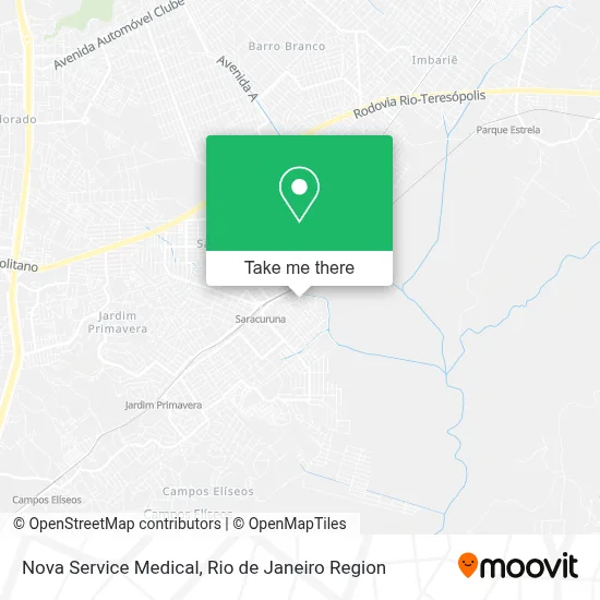 Nova Service Medical map