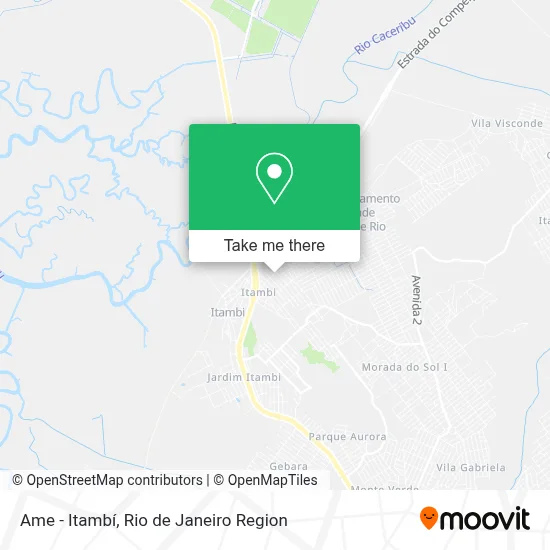 Ame - Itambí map