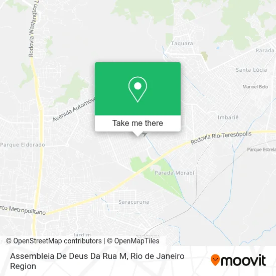 Assembleia De Deus Da Rua M map