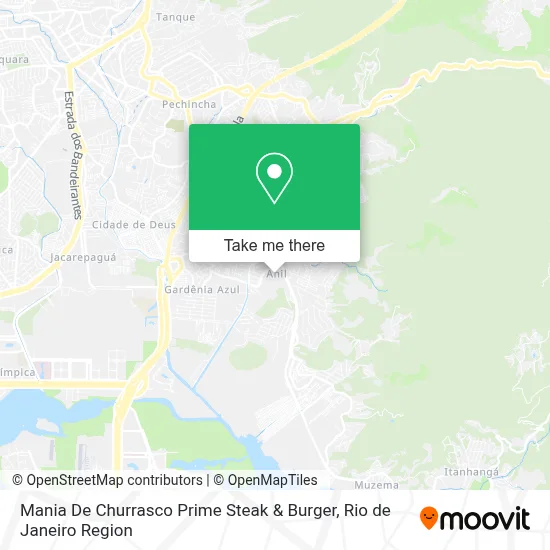 Mania De Churrasco Prime Steak & Burger map