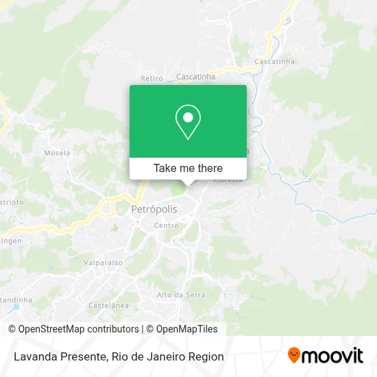Lavanda Presente map
