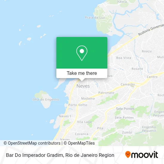 Bar Do Imperador Gradim map