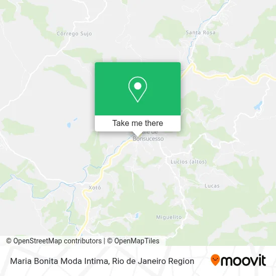 Maria Bonita Moda Intima map