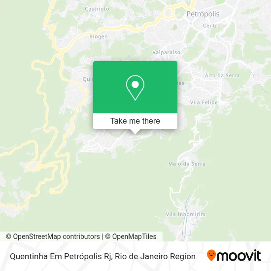Quentinha Em Petrópolis Rj map