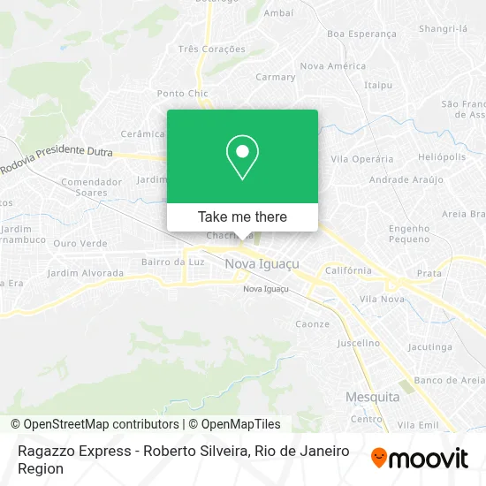 Ragazzo Express - Roberto Silveira map