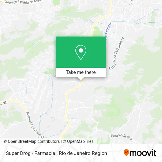 Super Drog - Fármacia. map
