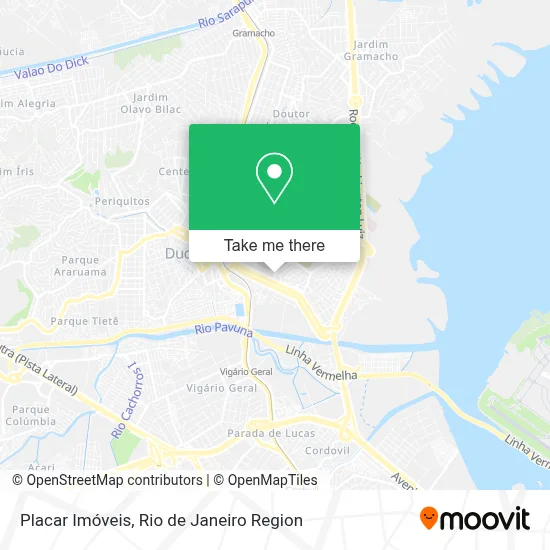 Placar Imóveis map
