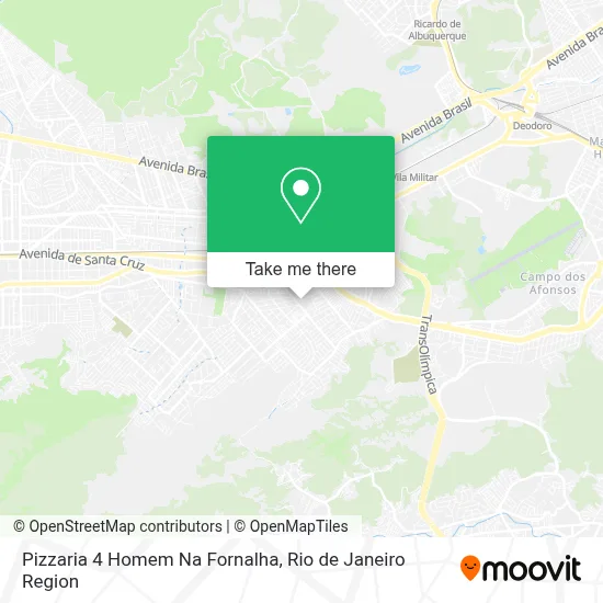 Pizzaria 4 Homem Na Fornalha map