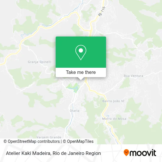 Atelier Kaki Madeira map