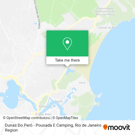 Dunas Do Peró - Pousada E Camping map