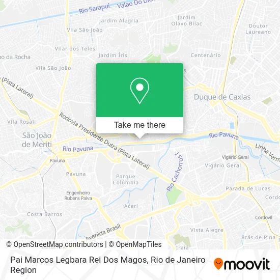 Pai Marcos Legbara Rei Dos Magos map