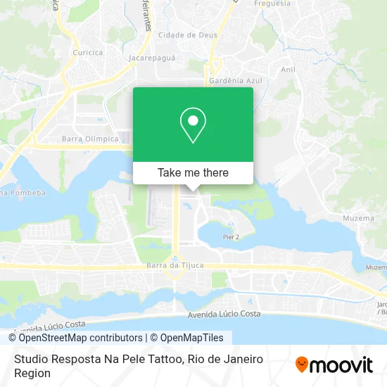 Studio Resposta Na Pele Tattoo map