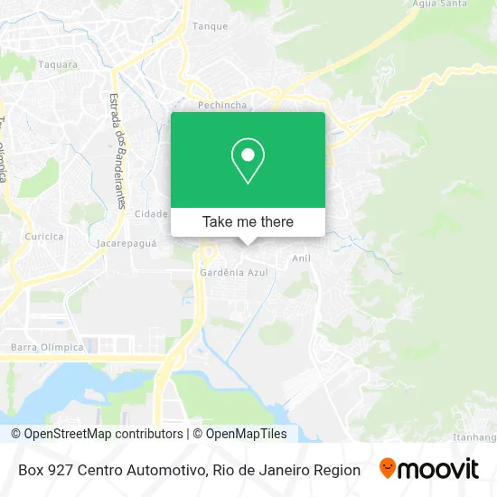 Box 927 Centro Automotivo map