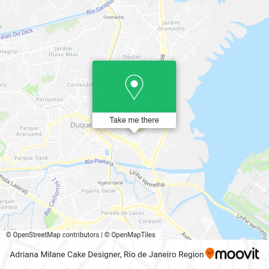 Adriana Milane Cake Designer map