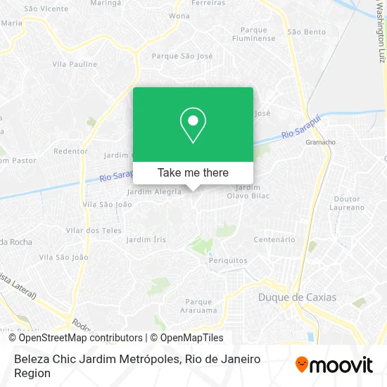 Beleza Chic Jardim Metrópoles map