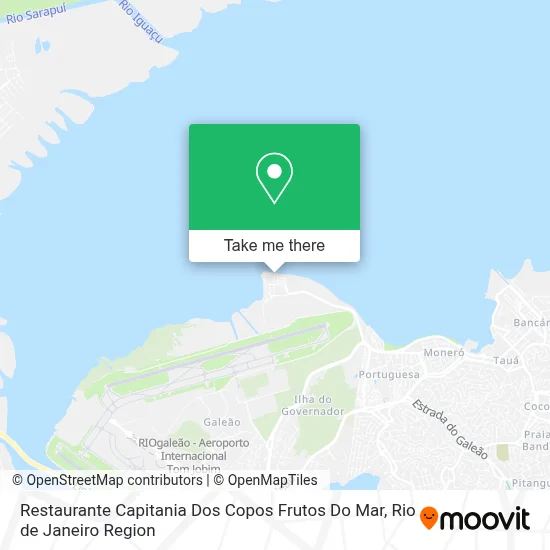 Restaurante Capitania Dos Copos Frutos Do Mar map