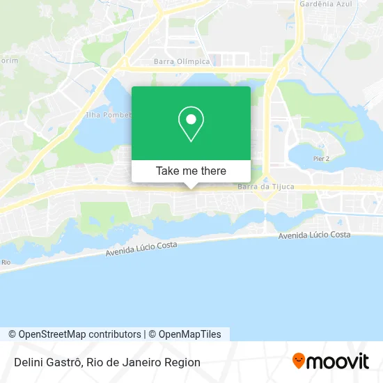 Delini Gastrô map