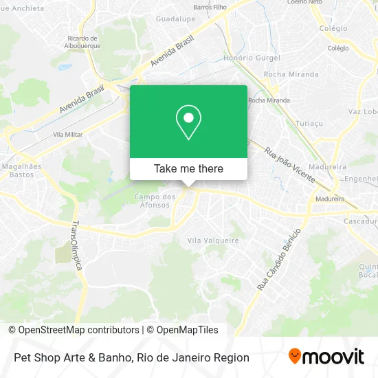Pet Shop Arte & Banho map