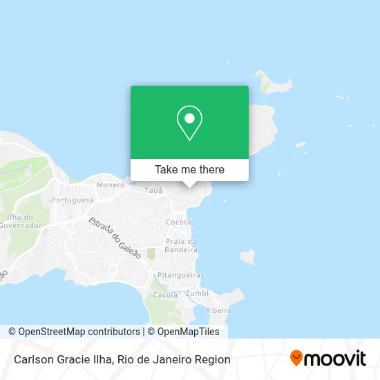 Carlson Gracie Ilha map