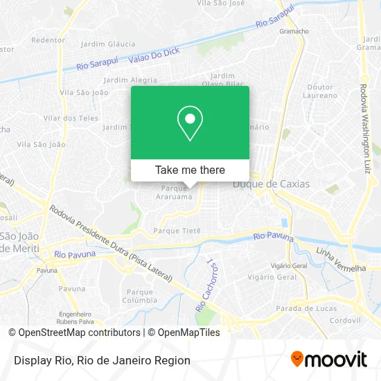 Display Rio map