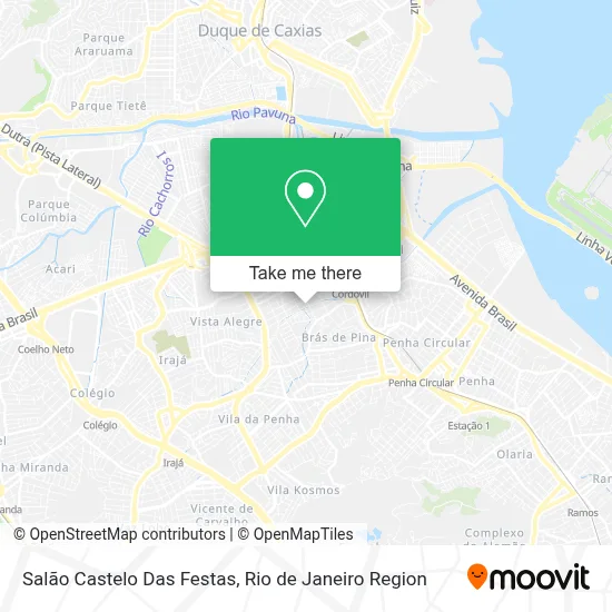 Salão Castelo Das Festas map