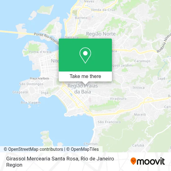 Girassol Mercearia Santa Rosa map
