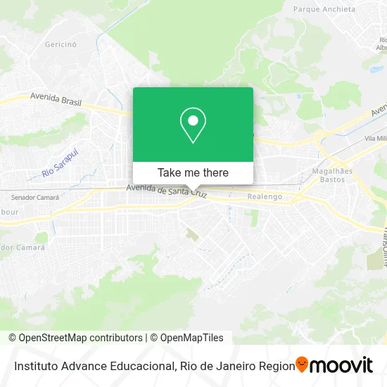 Instituto Advance Educacional map
